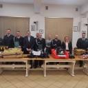 Przekazanie nowego wyposażenia przeznaczonego dla jednostek Ochotniczych Straży Pożarnych z terenu gminy Myszyniec