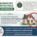 OGŁOSZENIE BURMISTRZA MYSZYŃCA z dnia 09 czerwca 2026 r.