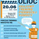 Zapraszenie na szkolenie w ramach Krajowego Treningu Pierwszej Pomocy do Remizy OSP w Myszyńcu w dniu 20 czerwca 2026 r. 