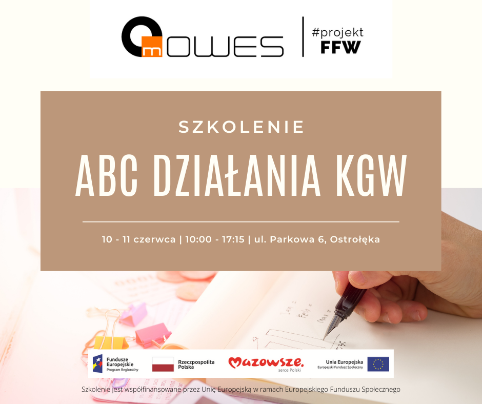 Szkolenie ABC działania KGW