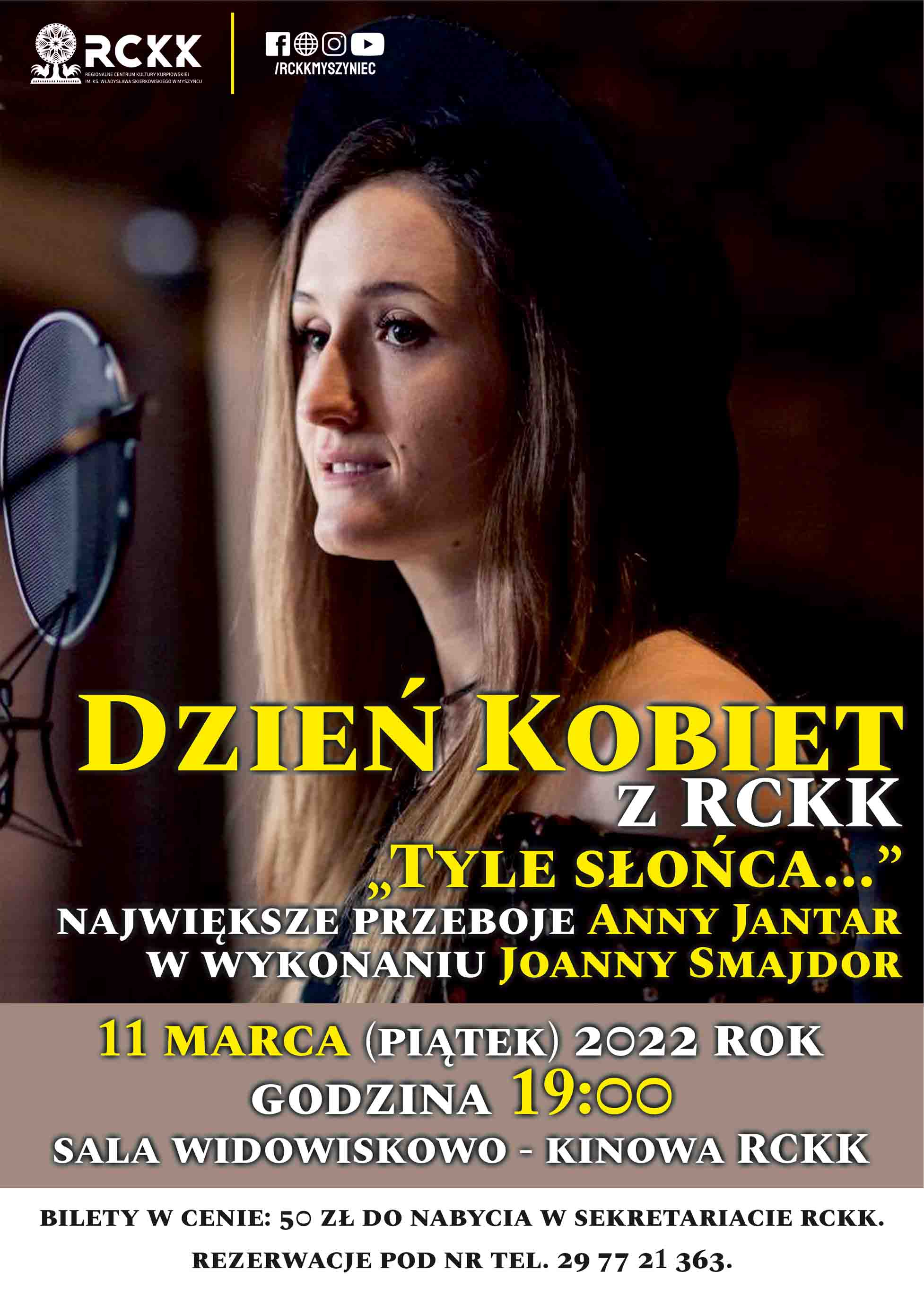 Plakat - Dzień kobiet z RCKK