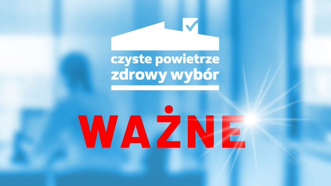 Logo programu Czyste Powietrze