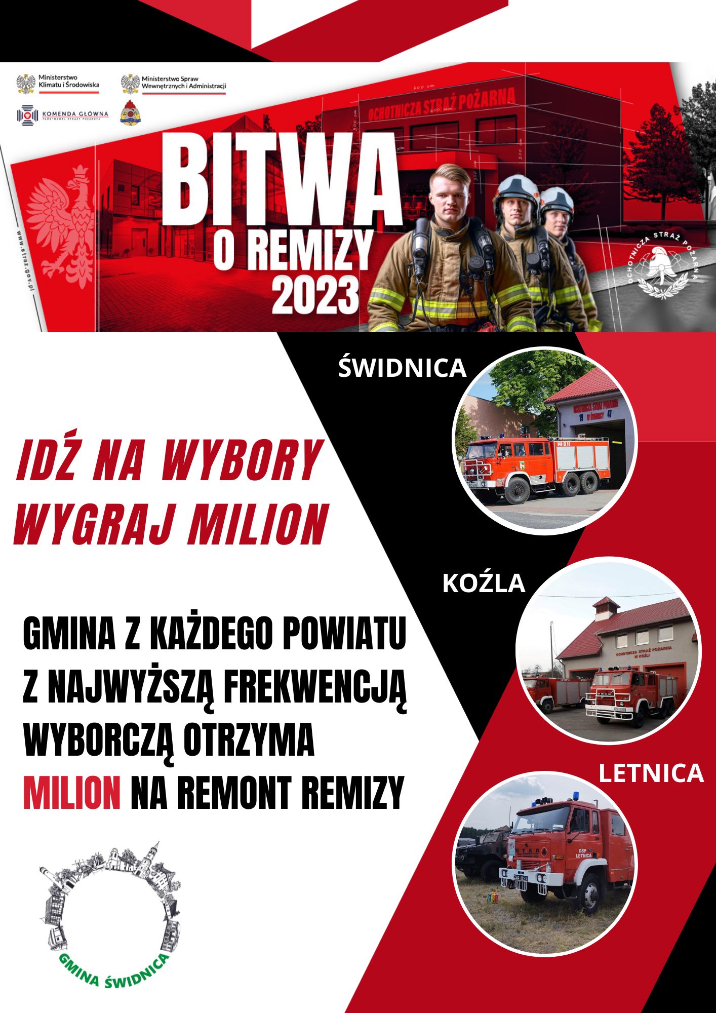 Plakat - bitwa o remizy