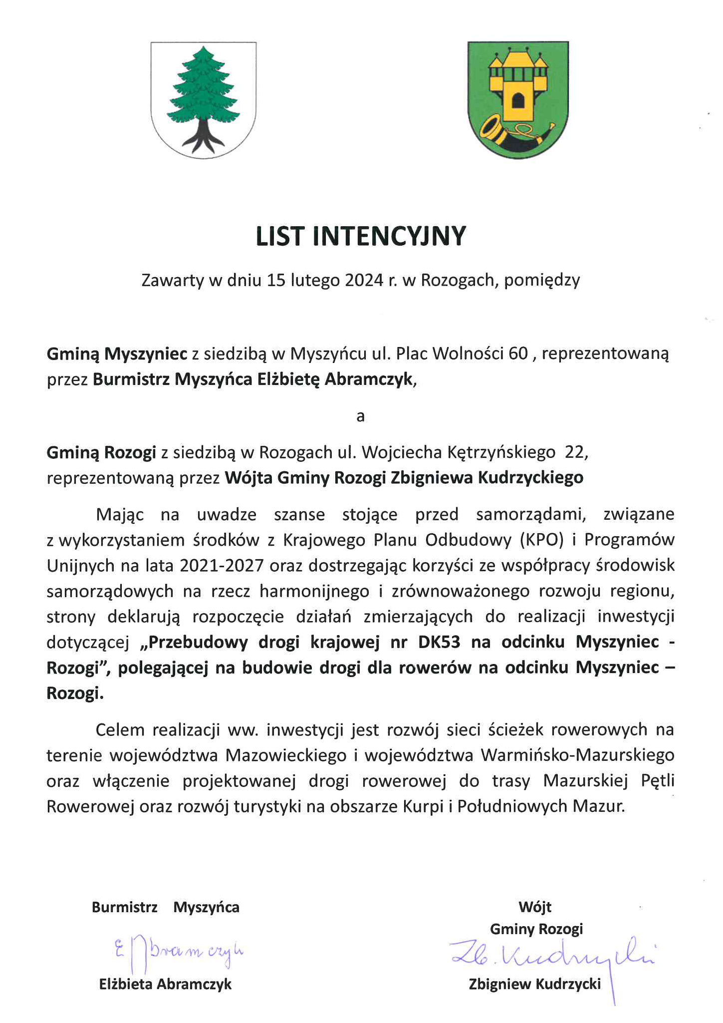 List intencyjny