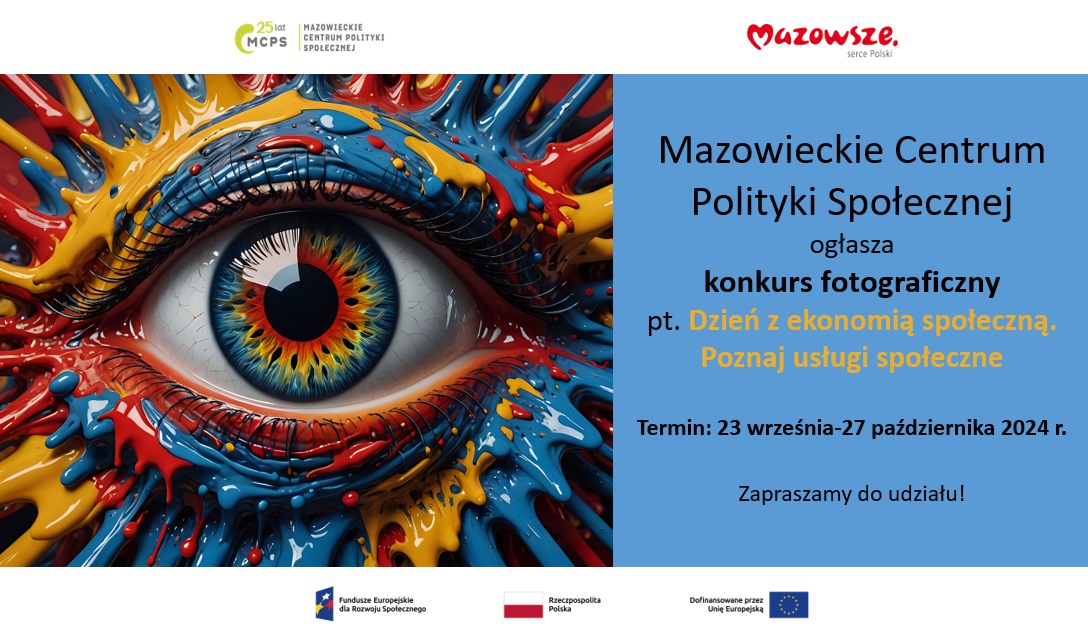 8. edycja konkursu fotograficznego nt. ekonomii społecznej  pt. „Dzień z ekonomią społeczną. Poznaj usługi społeczne”