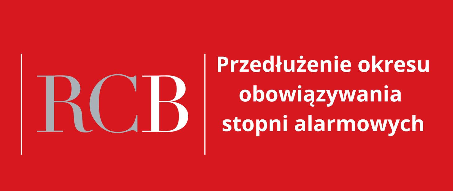Przedłużenie obowiązywania stopni alarmowych do 30 listopada 2026 r. 