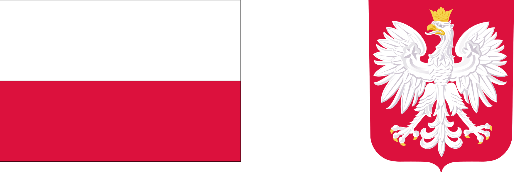 Logotypy: Flaga Folski oraz herb Polski