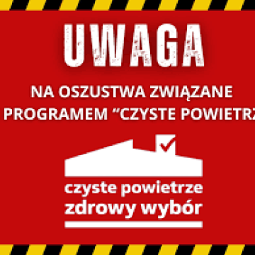 UWAGA! Tylko gminy i WFOŚiGW są operatorami programu Czyste Powietrze