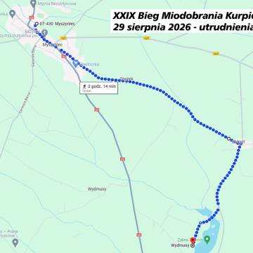 Informacja Organizatorów XXIX Biegu Miodobrania Kurpiowskiego 2026