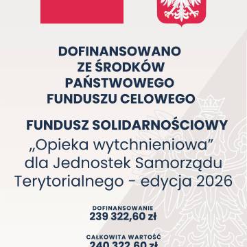 Opieka wytchnieniowa” dla Jednostek Samorządu Terytorialnego - edycja 2026