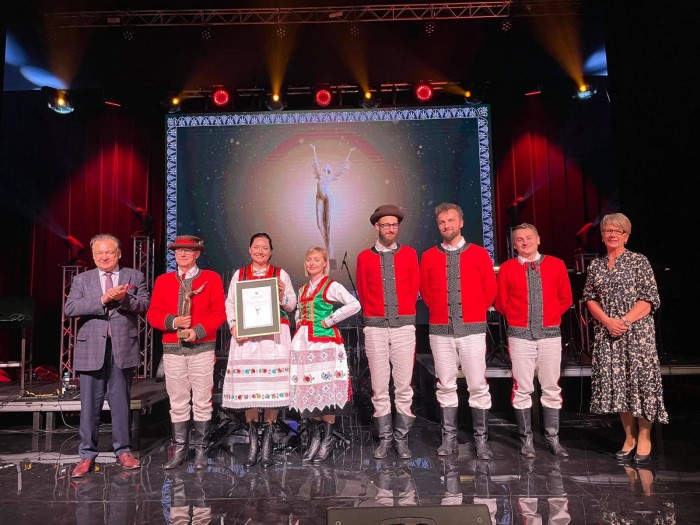 Zdjęcie z gali przynzania Nagród Marszałka Województwa Mazowieckiego